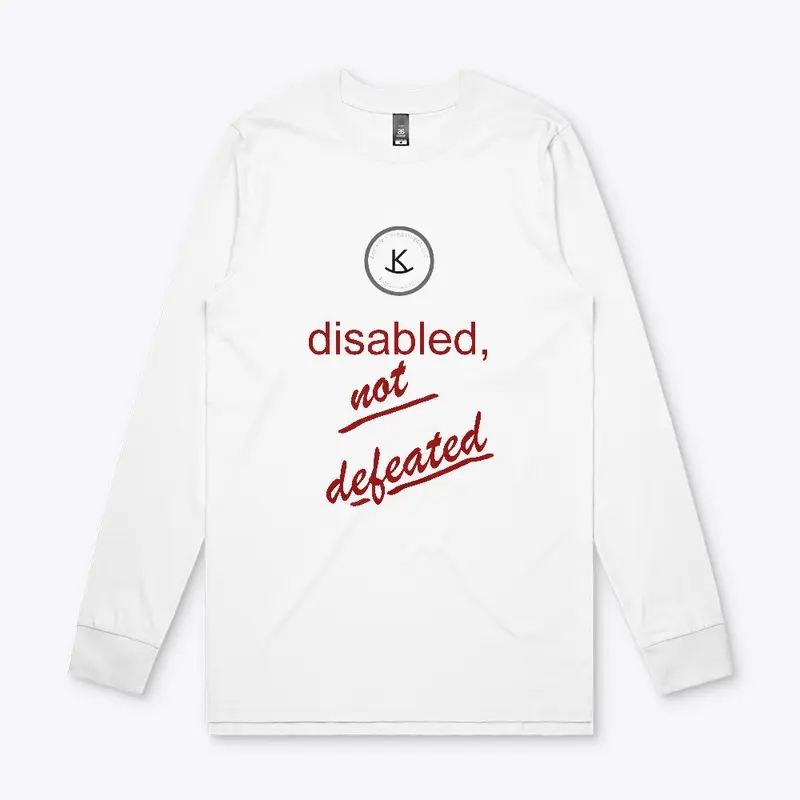 Disabled Not Defeated Apparel